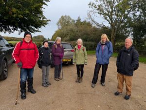 Walkers ready for the off