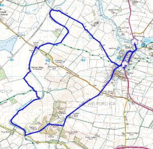 Route of the Welford walk